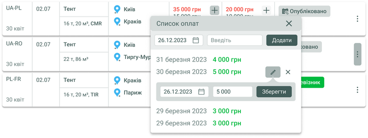 Найти попутный груз для перевозки: поиск международных заказов на ...